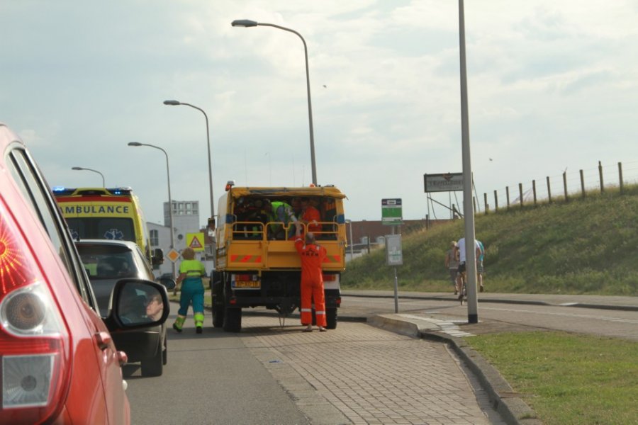 Reanimatie na verdrinking strand Katwijk